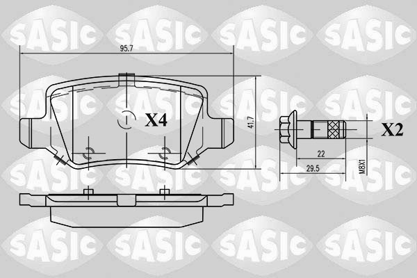 Sasic Remblokset 6216021