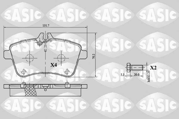 Sasic Remblokset 6216034