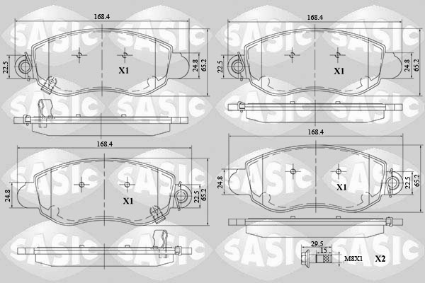 Sasic Remblokset 6216112