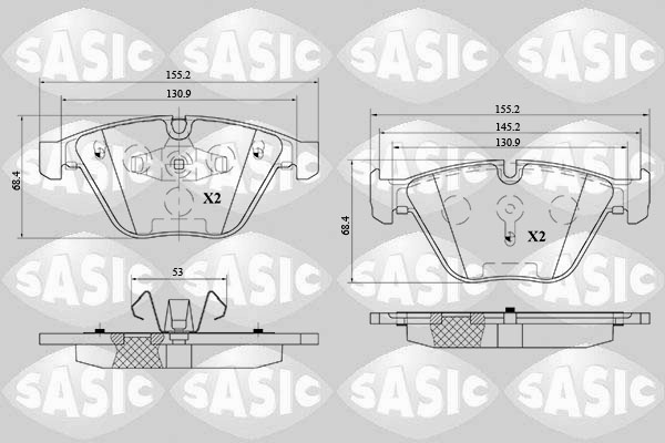 Sasic Remblokset 6216148