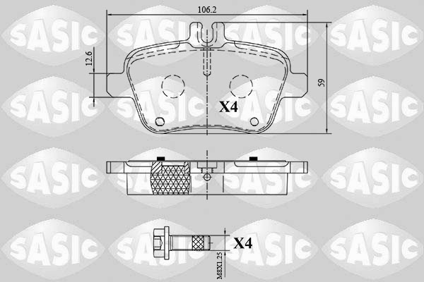 Sasic Remblokset 6216184