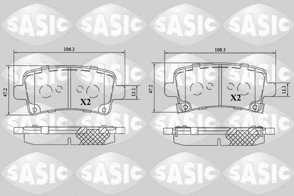 Sasic Remblokset 6216189
