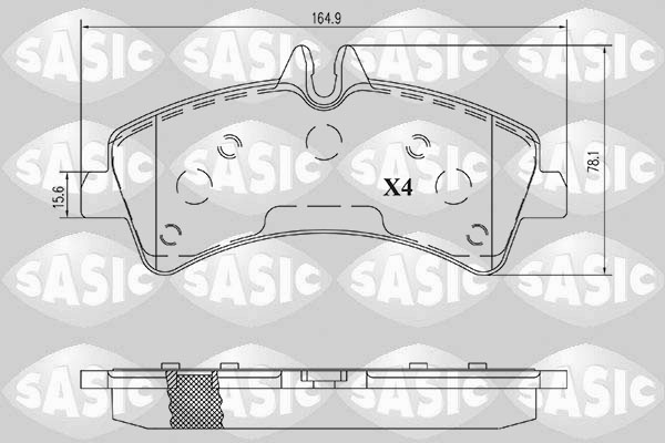 Sasic Remblokset 6216191