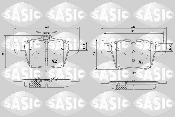 Sasic Remblokset 6216197