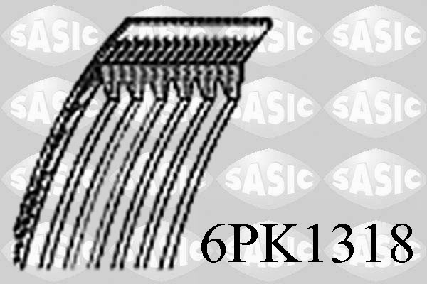 Sasic Poly V-riem 6PK1318