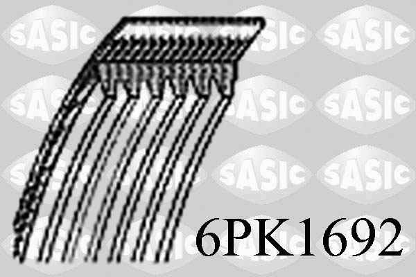 Sasic Poly V-riem 6PK1692