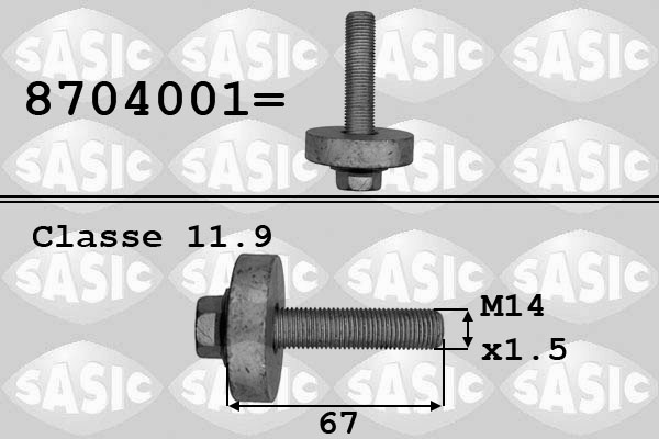 Sasic Krukaspoelie bout 8704001