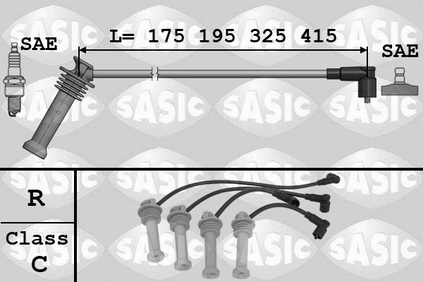 Sasic Bougiekabelset 9286031