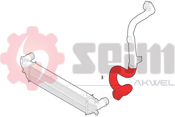 Seim Laadlucht-/turboslang 981757