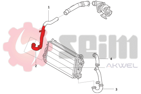 Seim Laadlucht-/turboslang 981891