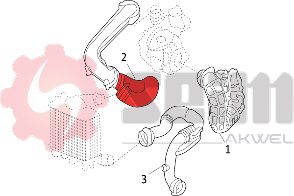 Seim Laadlucht-/turboslang 982027