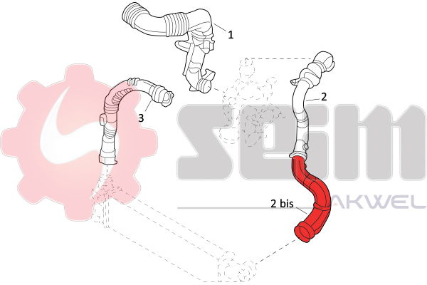 Seim Laadlucht-/turboslang 982030