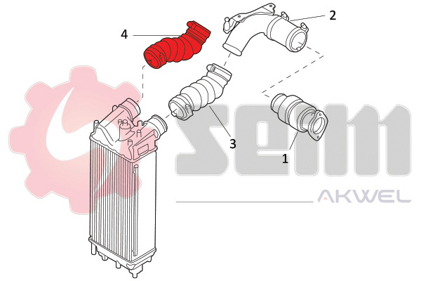 Seim Laadlucht-/turboslang 982098