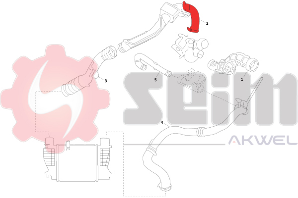 Seim Laadlucht-/turboslang 982127