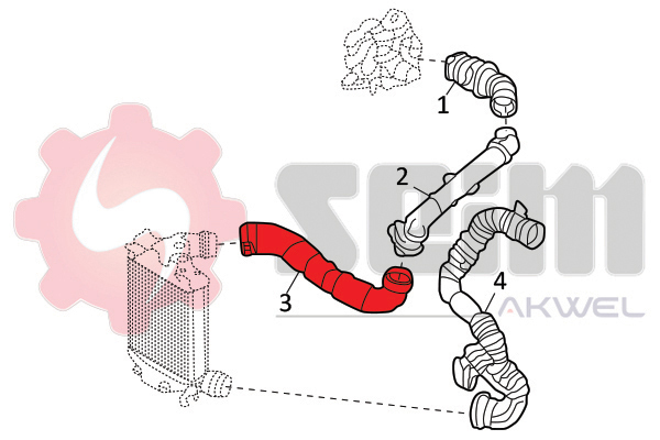 Seim Laadlucht-/turboslang 982129