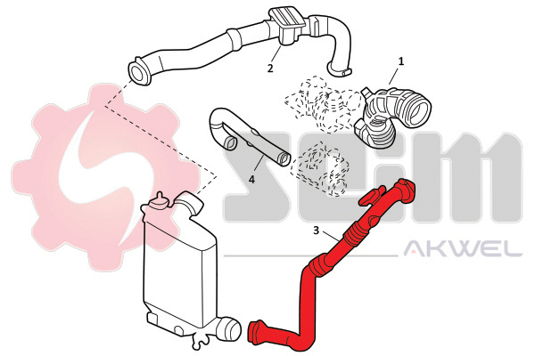 Seim Laadlucht-/turboslang 982130