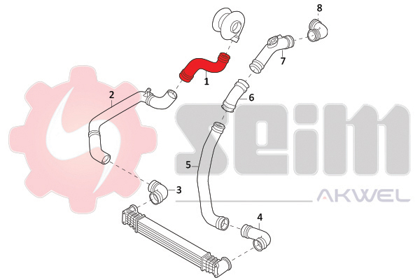Seim Laadlucht-/turboslang 982139