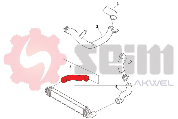 Seim Laadlucht-/turboslang 982148