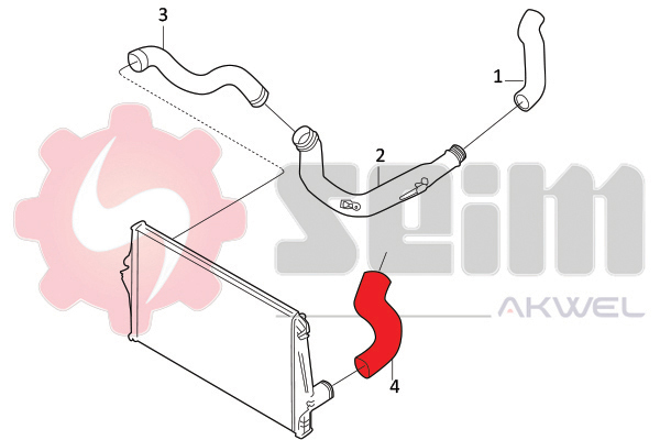 Seim Laadlucht-/turboslang 982151