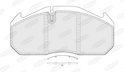 Beral Remblokset BCV29030TK