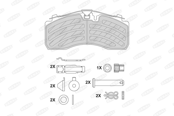 Beral Remblokset BCV29257TK