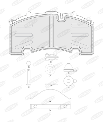 Beral Remblokset BCV29264TK