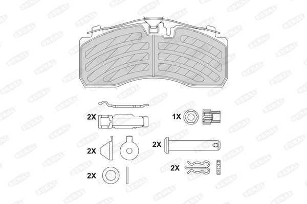 Beral Remblokset BCV29287TK