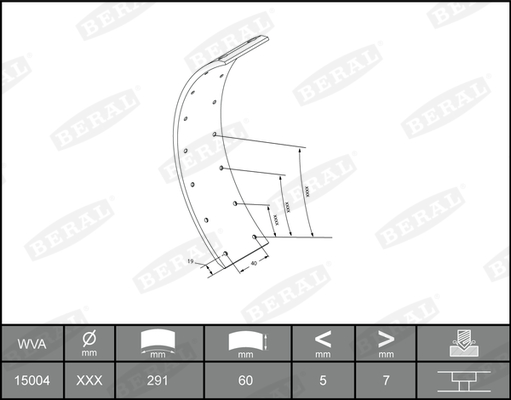 Beral Remtrommel KBL15004.0-1548