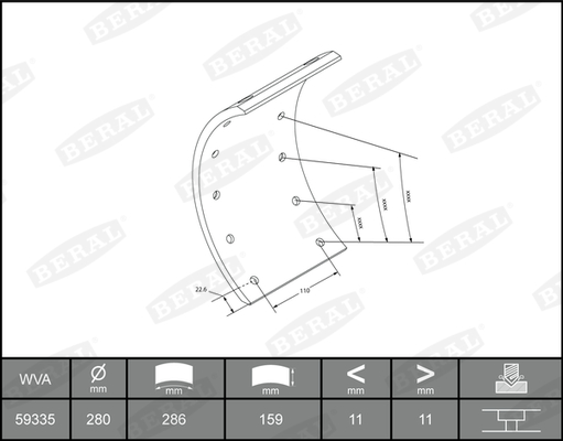 Beral Remtrommel KBL59335.0-1561