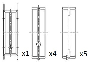 Fai Autoparts Hoofdlager BM1049-STD