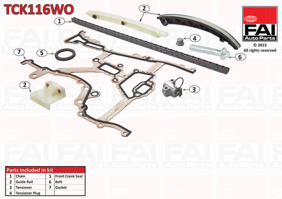 Fai Autoparts Distributieketting kit TCK116WO