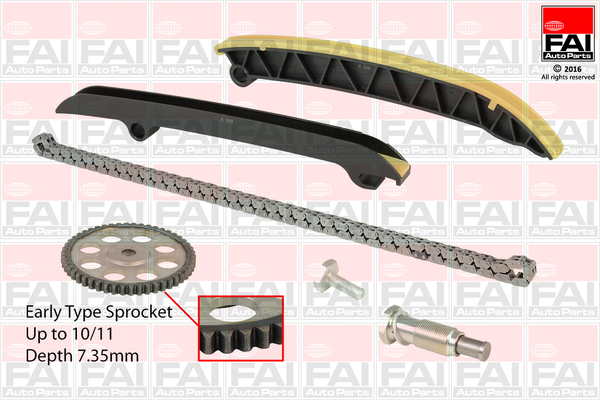 Fai Autoparts Distributieketting kit TCK208NG