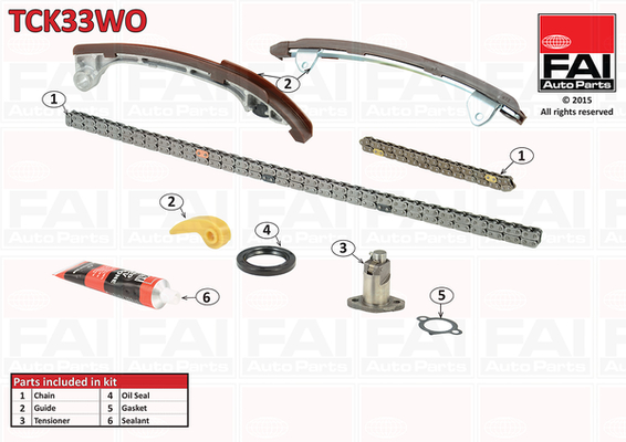 Fai Autoparts Distributieketting kit TCK33WO