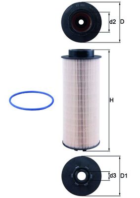 Mahle Original Brandstoffilter KX 262D