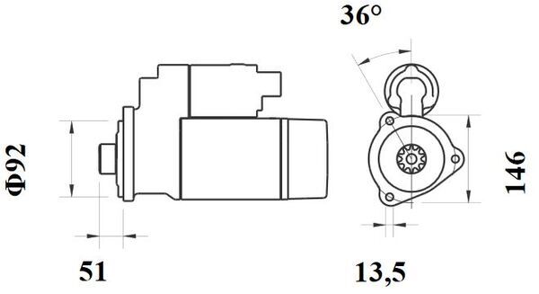 Mahle Original Starter MS 783