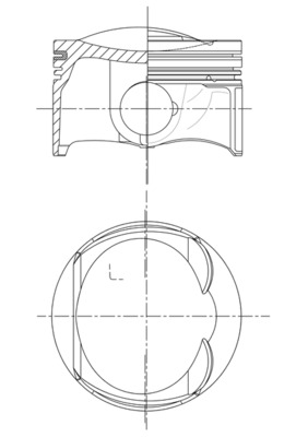 Mahle Original Zuiger 028 PI 00132 002