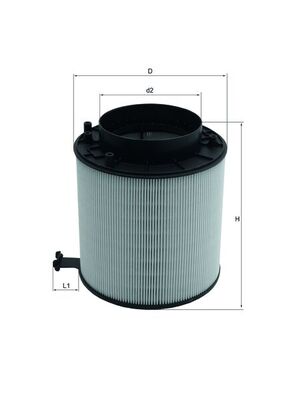 Mahle Original Luchtfilter LX 2091D