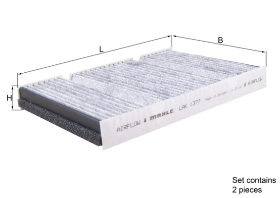 Mahle Original Interieurfilter LAK 1377/S