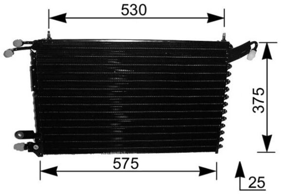 Mahle Original Airco condensor AC 215 000S