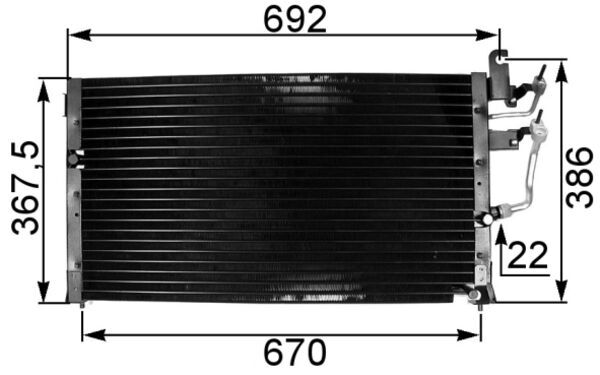 Mahle Original Airco condensor AC 329 000S