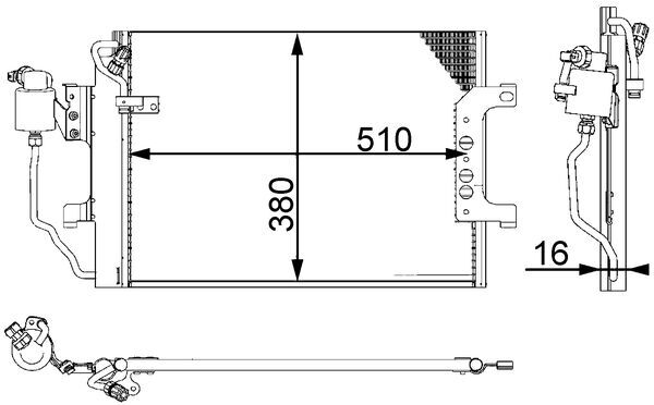 Mahle Original Airco condensor AC 348 000P