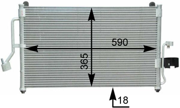 Mahle Original Airco condensor AC 418 000S