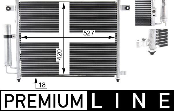 Mahle Original Airco condensor AC 423 000P