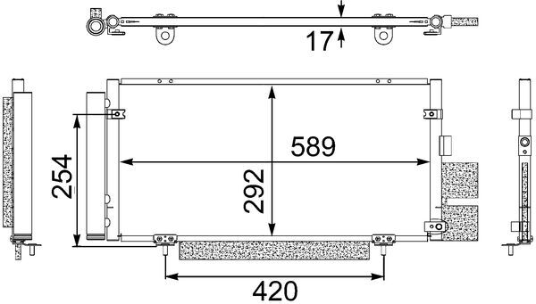 Mahle Original Airco condensor AC 477 000S