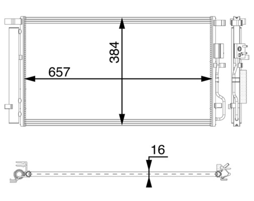Mahle Original Airco condensor AC 64 000P