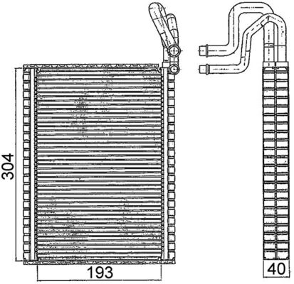 Mahle Original Airco verdamper AE 116 000S