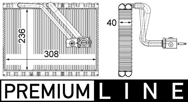 Mahle Original Airco verdamper AE 127 000P