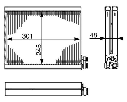 Mahle Original Airco verdamper AE 71 000S