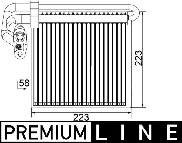 Mahle Original Airco verdamper AE 97 000P