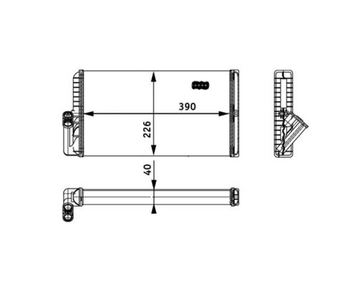 Mahle Original Kachelradiateur AH 129 000P
